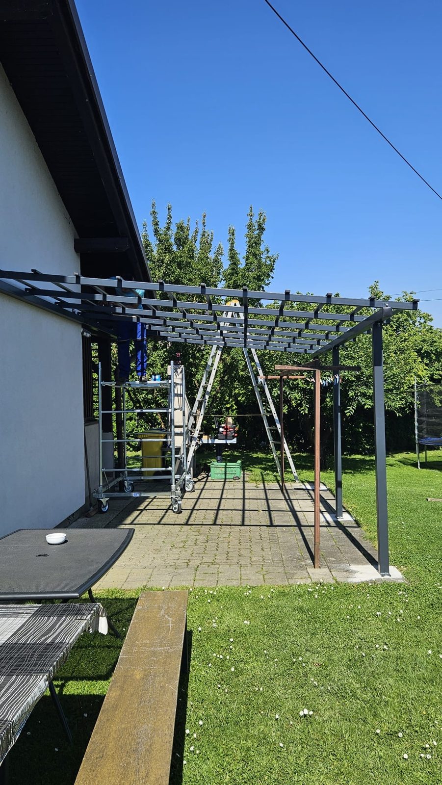 ZE-STEEL metalna nadstrešnica 2